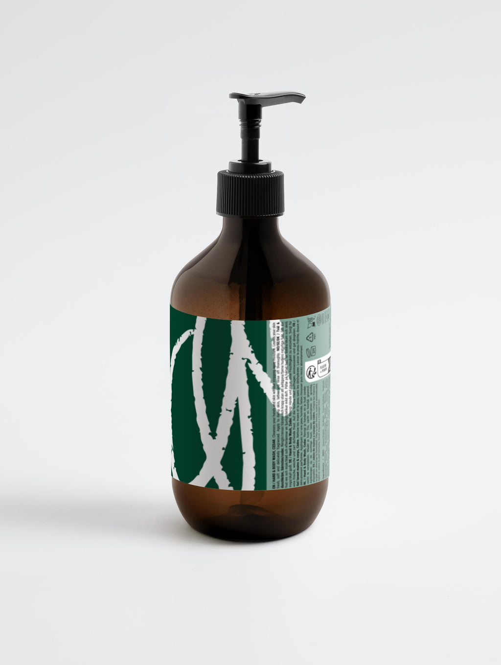 Hand & Body Wash, Peppermint & Dark Cedar