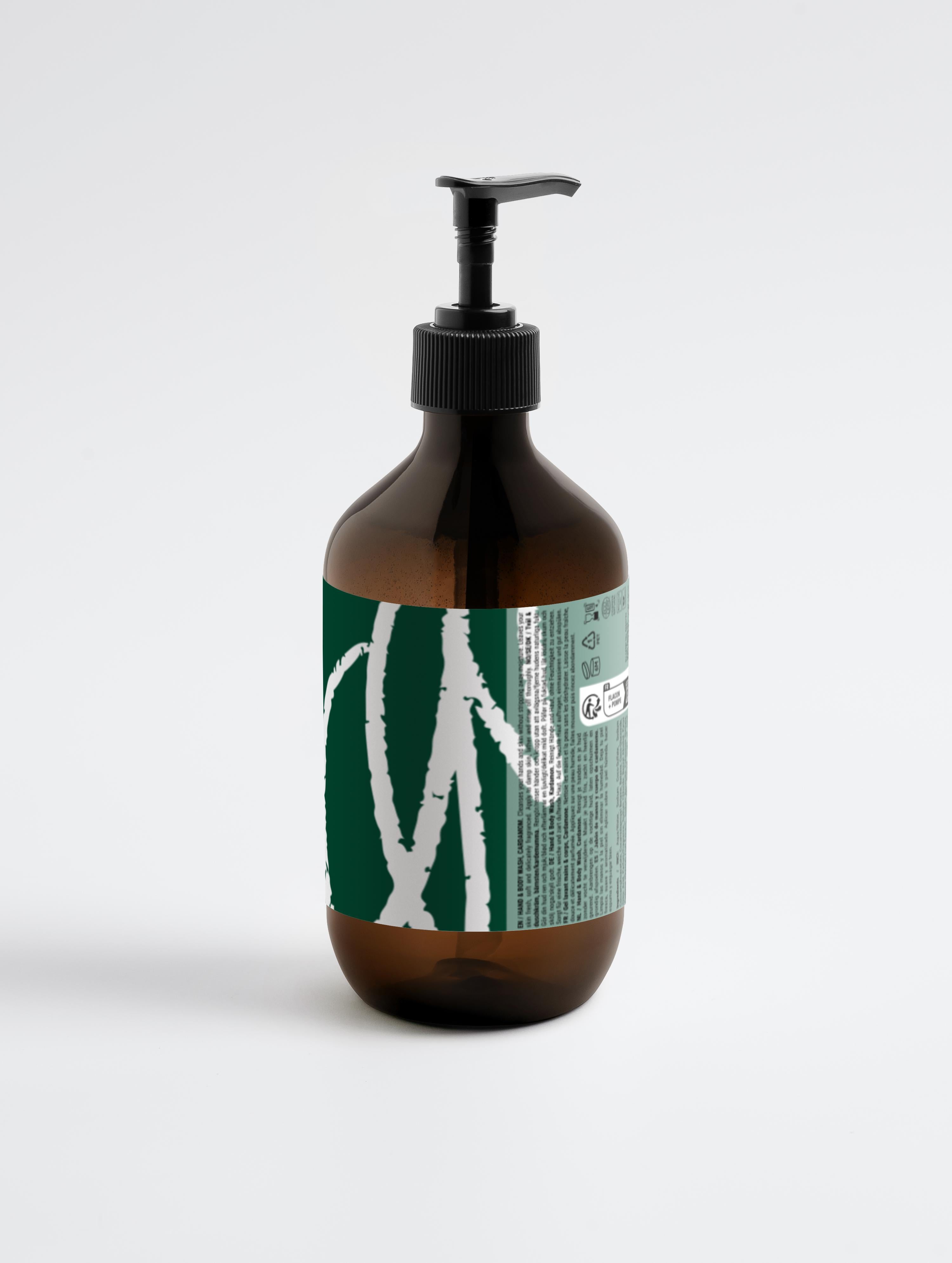 Hand & Body Wash, Ginger & Smoky Cardamom